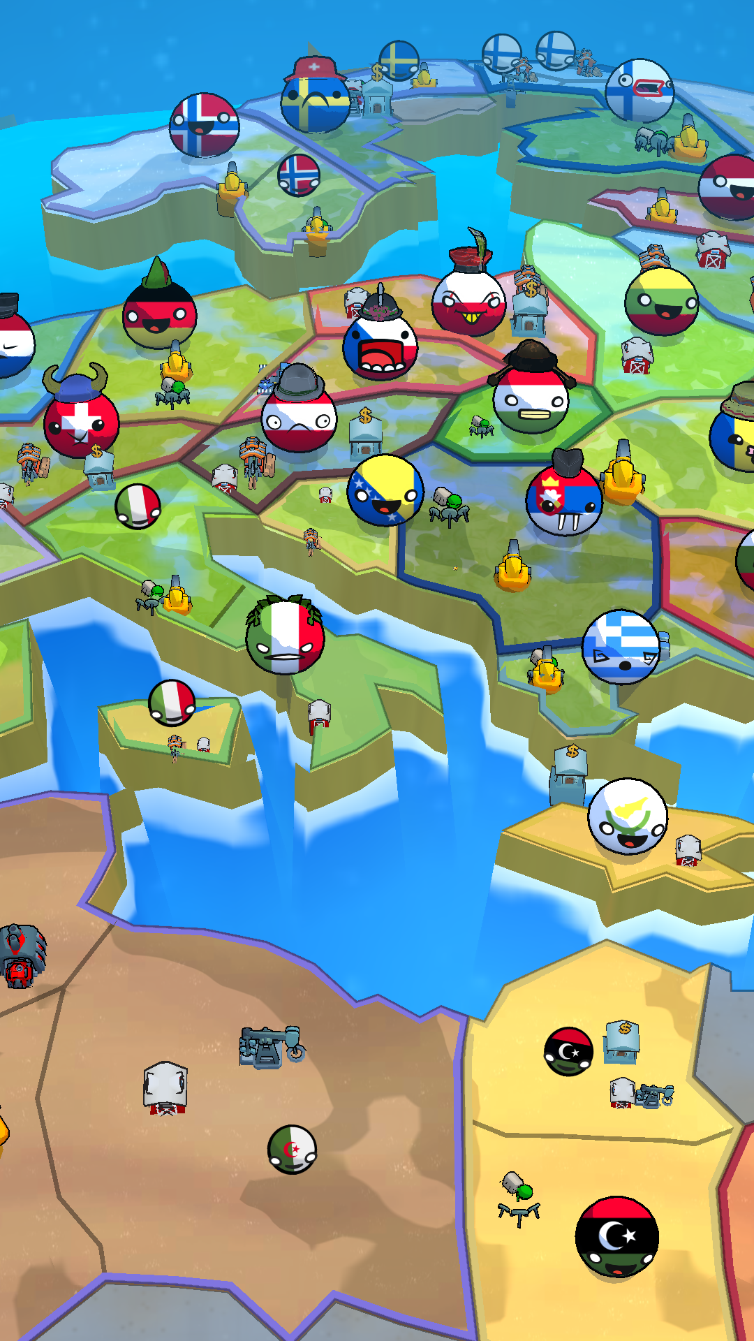 اسکرین شات 3 بازی Country Balls: State Takeover