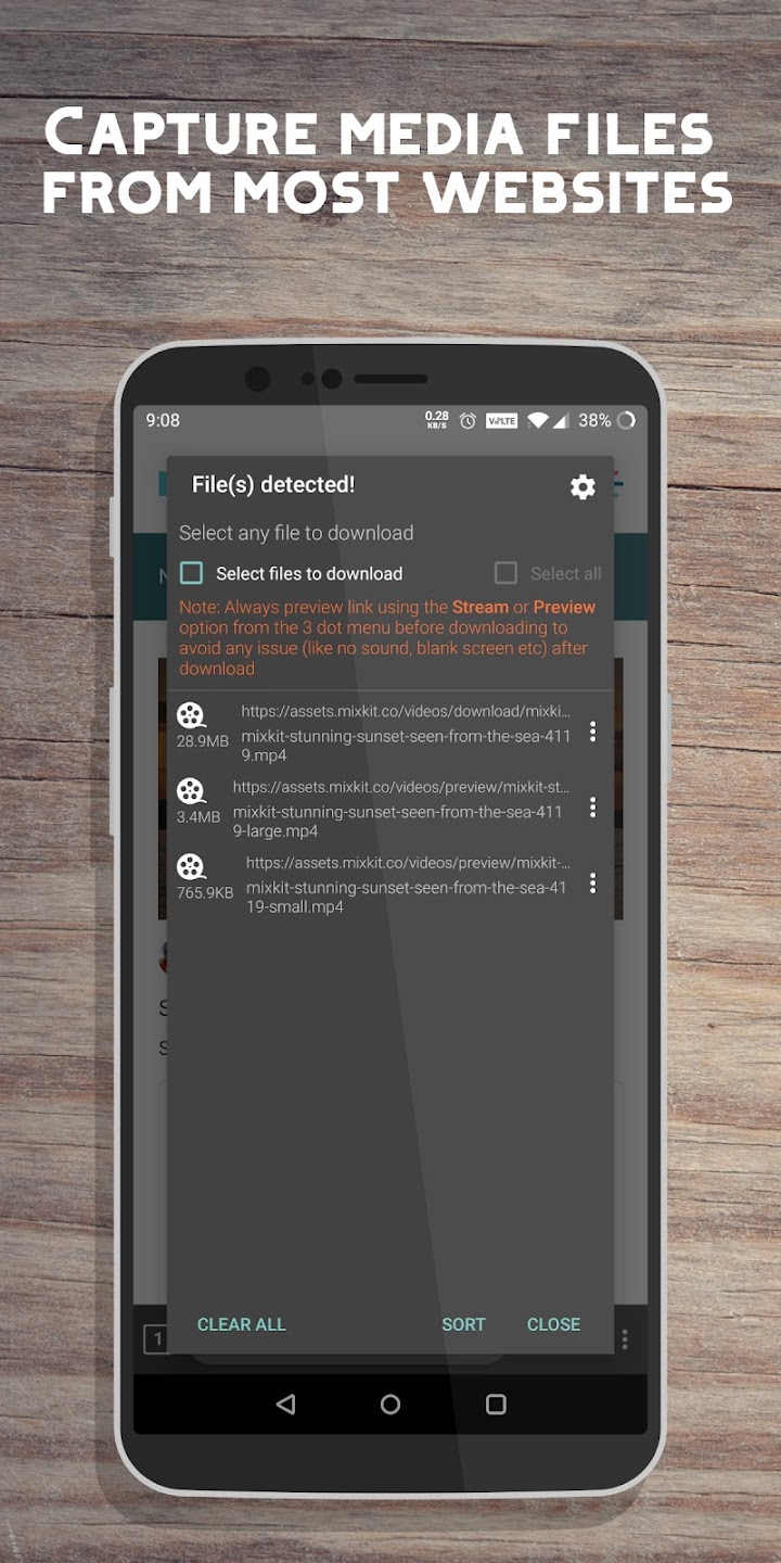 اسکرین شات 3 برنامه 1DM Lite: Video, Torrent Download manager