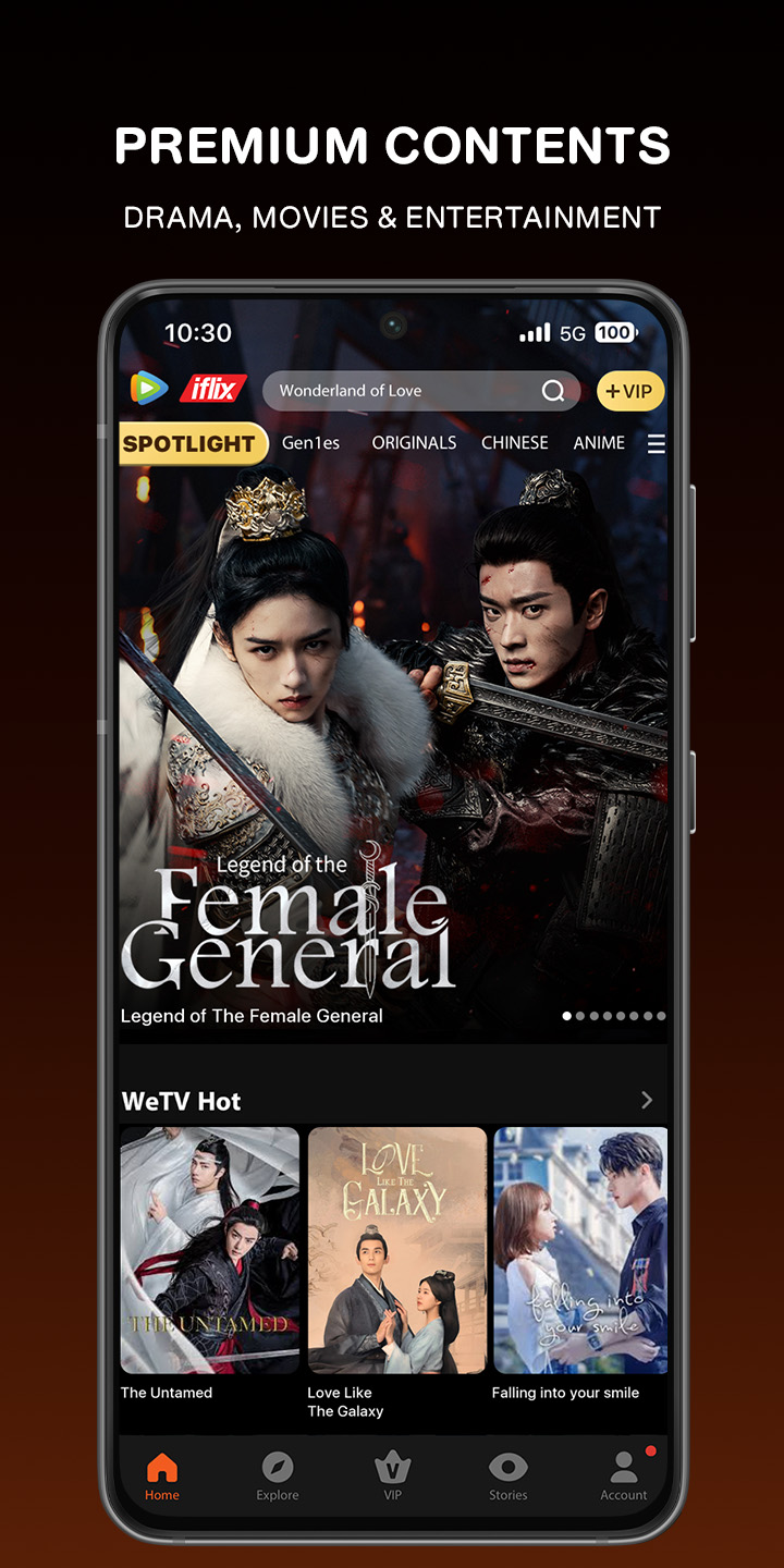 اسکرین شات 1 برنامه iflix: Asian & Local Dramas