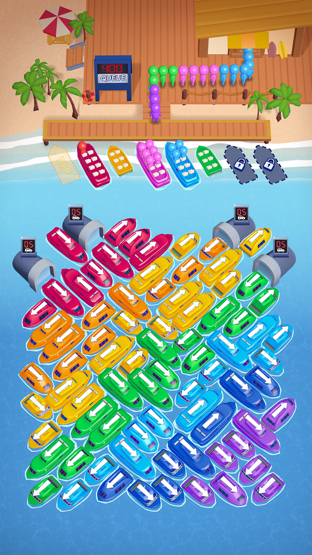 اسکرین شات 1 بازی Boat Out: Traffic Jam