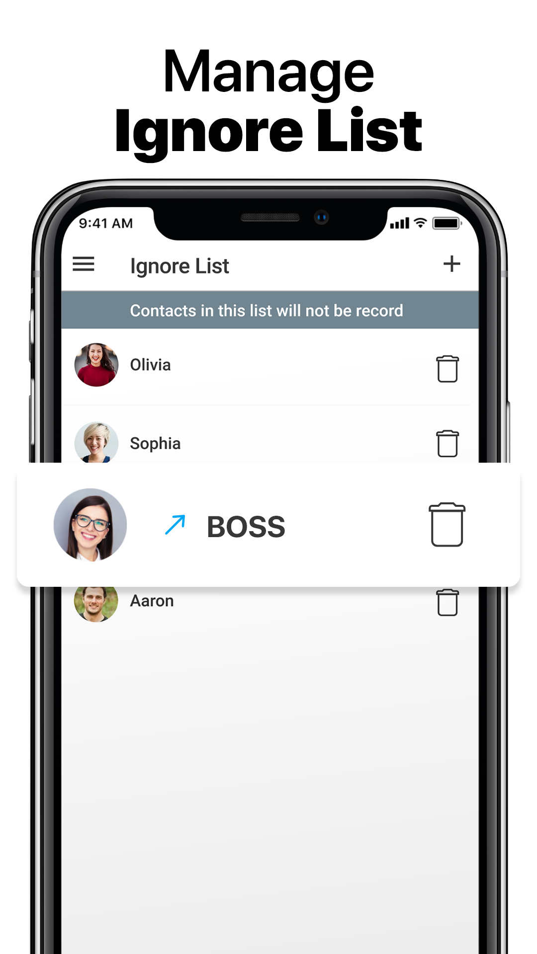 اسکرین شات 5 برنامه Call Recorder Automatic