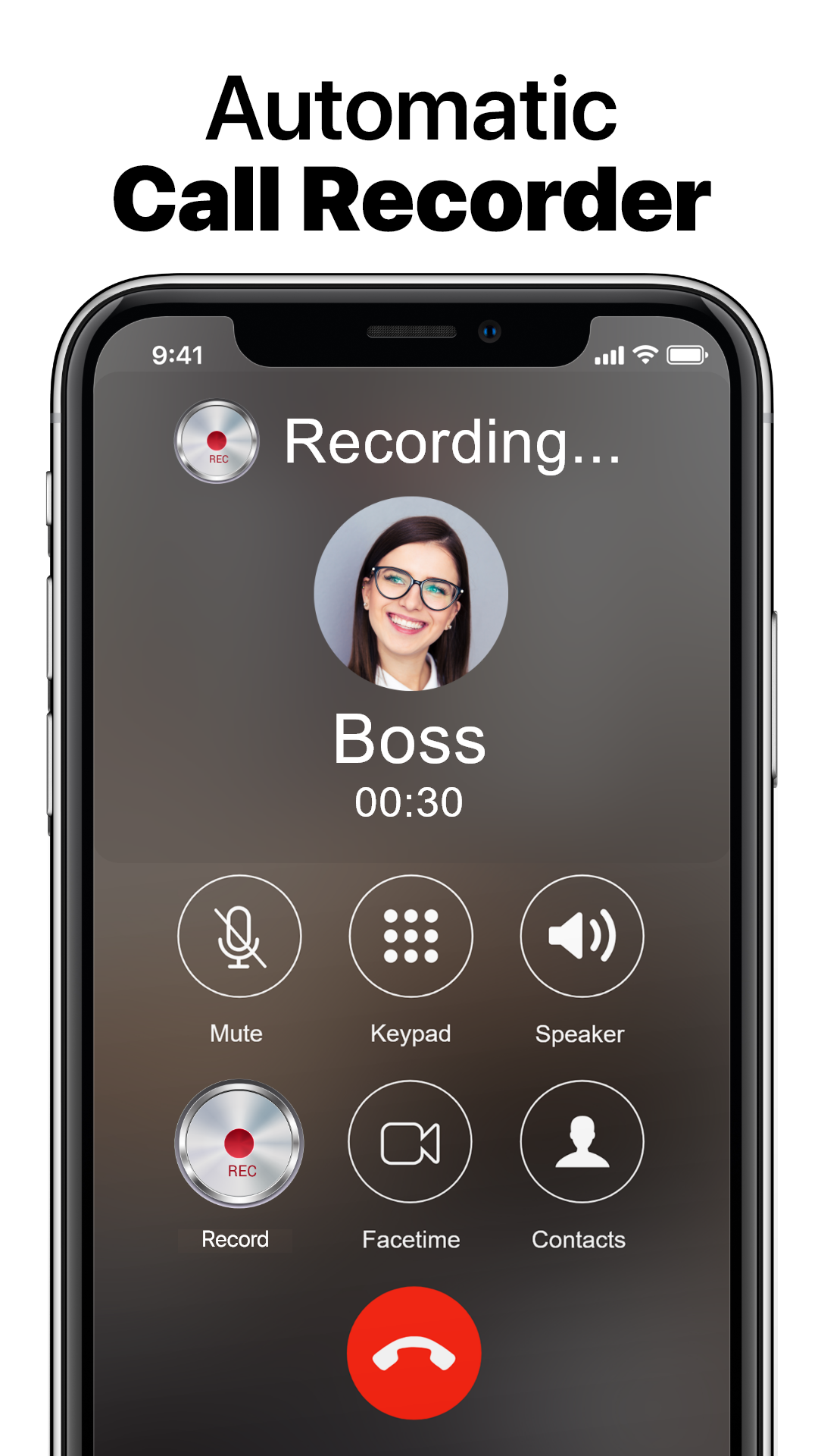 اسکرین شات 1 برنامه Call Recorder Automatic
