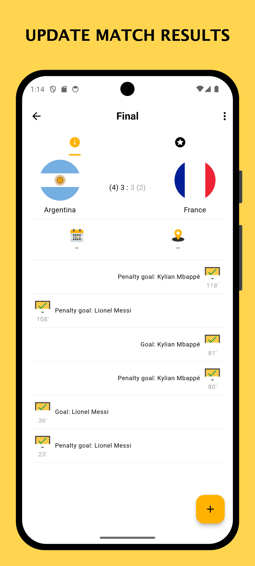 اسکرین شات 6 برنامه Winner - Tournament Maker App
