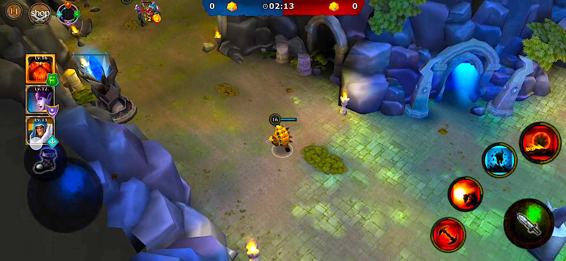 اسکرین شات 4 بازی Legendary Heroes MOBA Offline