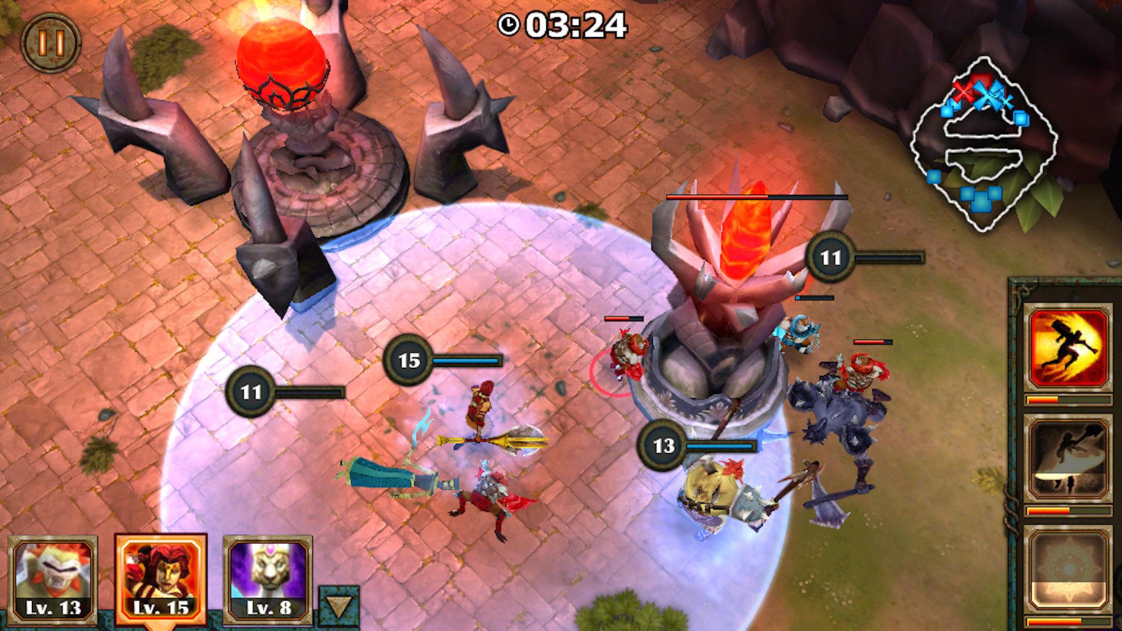 اسکرین شات 7 بازی Legendary Heroes MOBA Offline