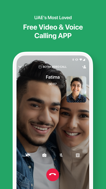 اسکرین شات 1 برنامه BOTIM - Video and Voice Call
