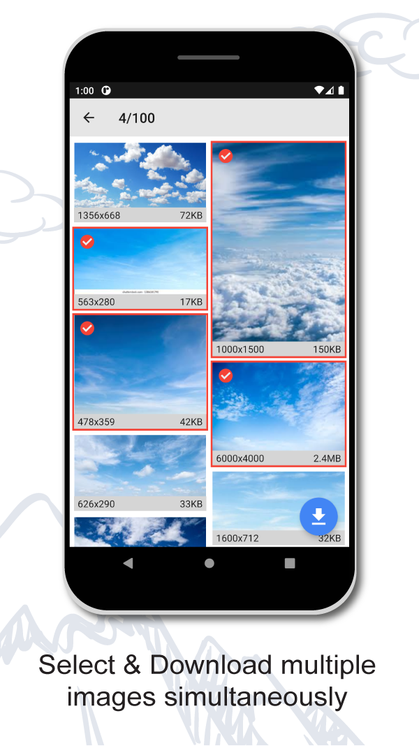 اسکرین شات 3 برنامه Image Downloader, Image Search