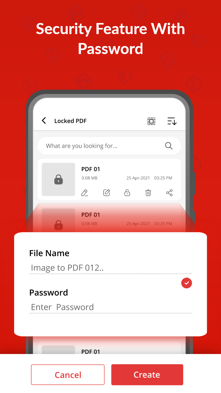 اسکرین شات 2 برنامه Image to PDF Converter App