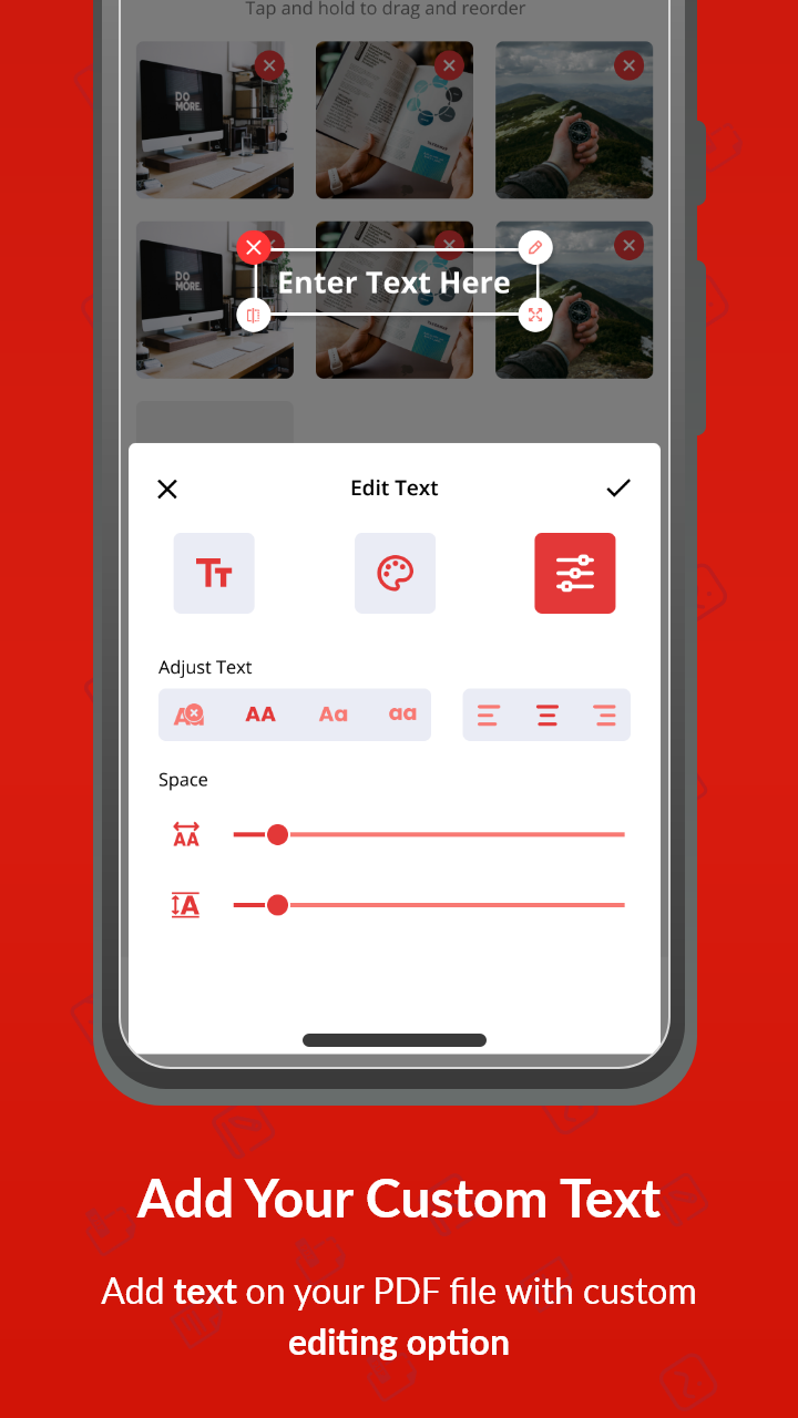 اسکرین شات 1 برنامه Image to PDF Converter App
