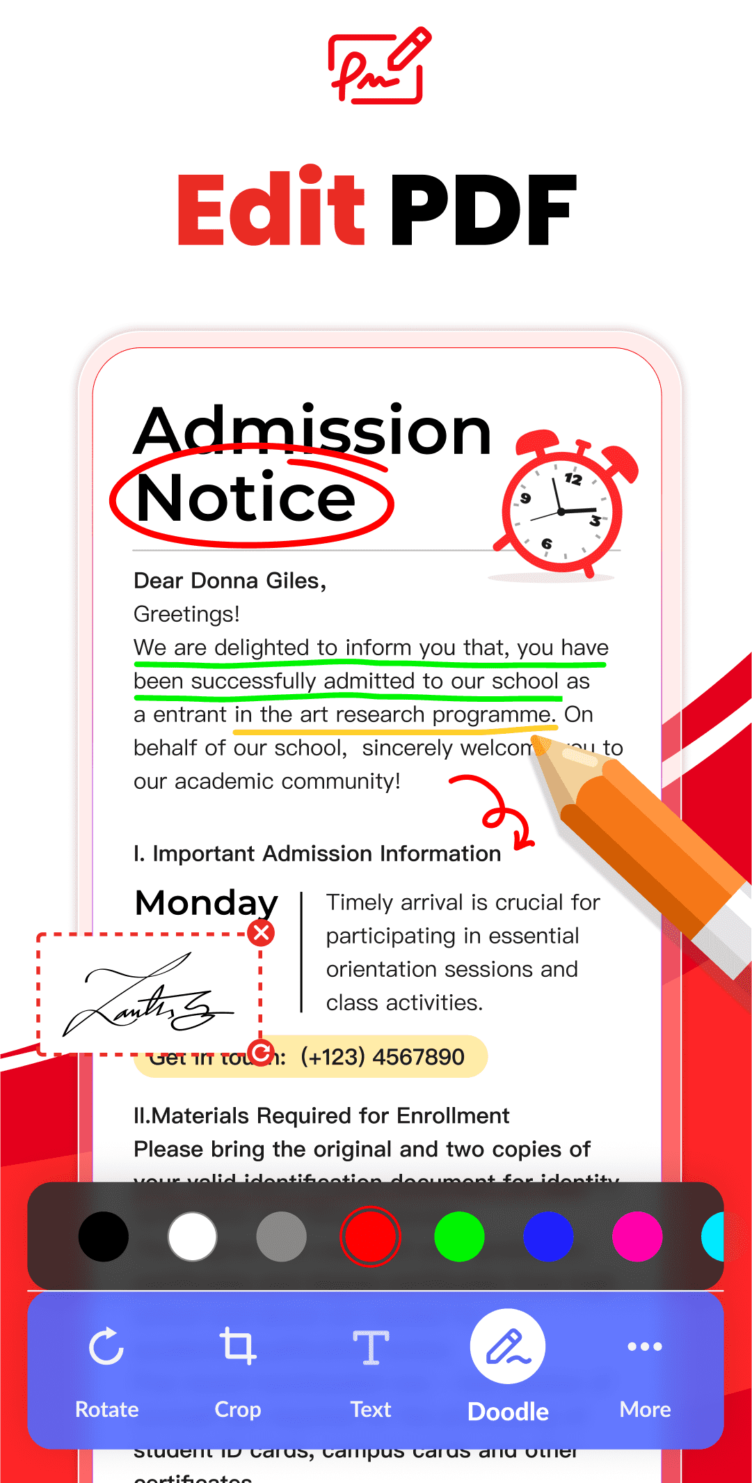 اسکرین شات 3 برنامه Image to PDF - PDF Maker