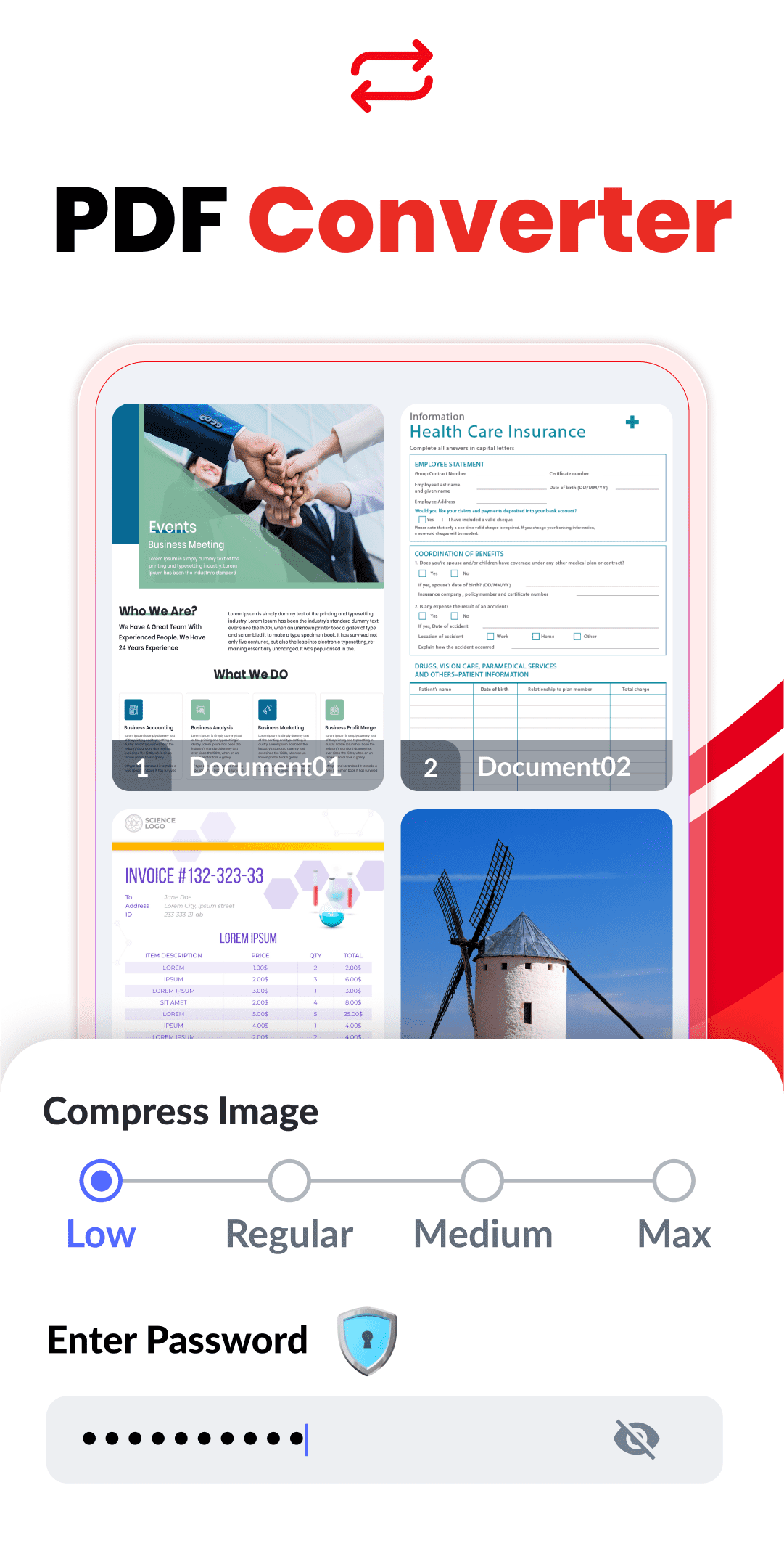 اسکرین شات 4 برنامه Image to PDF - PDF Maker