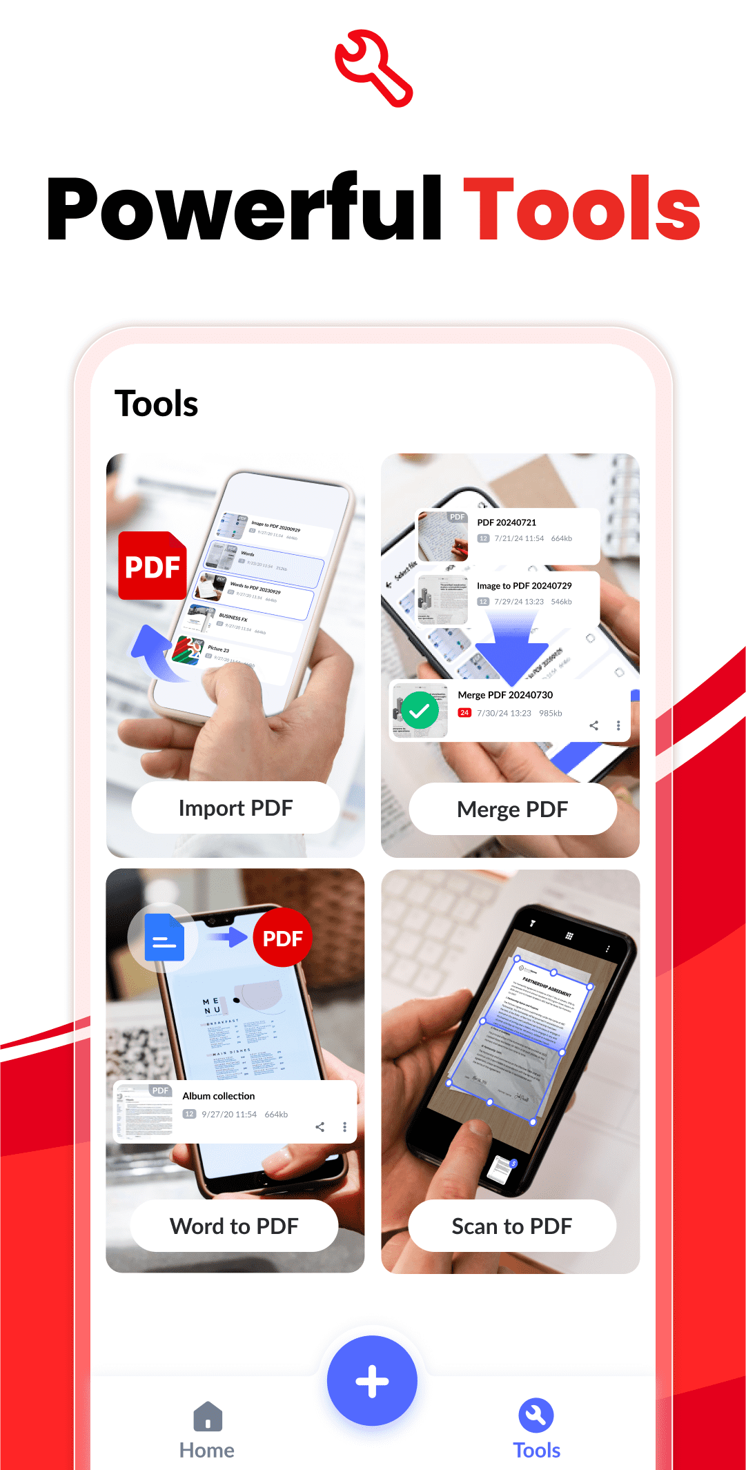 اسکرین شات 6 برنامه Image to PDF - PDF Maker