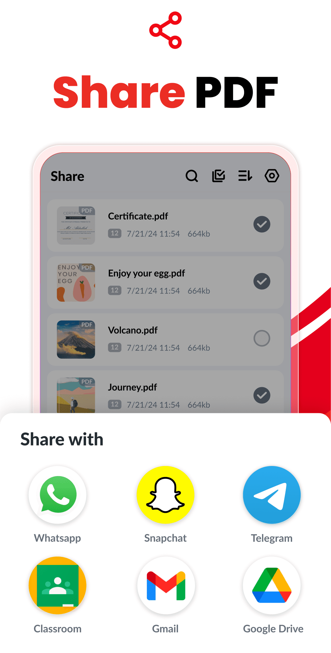 اسکرین شات 5 برنامه Image to PDF - PDF Maker