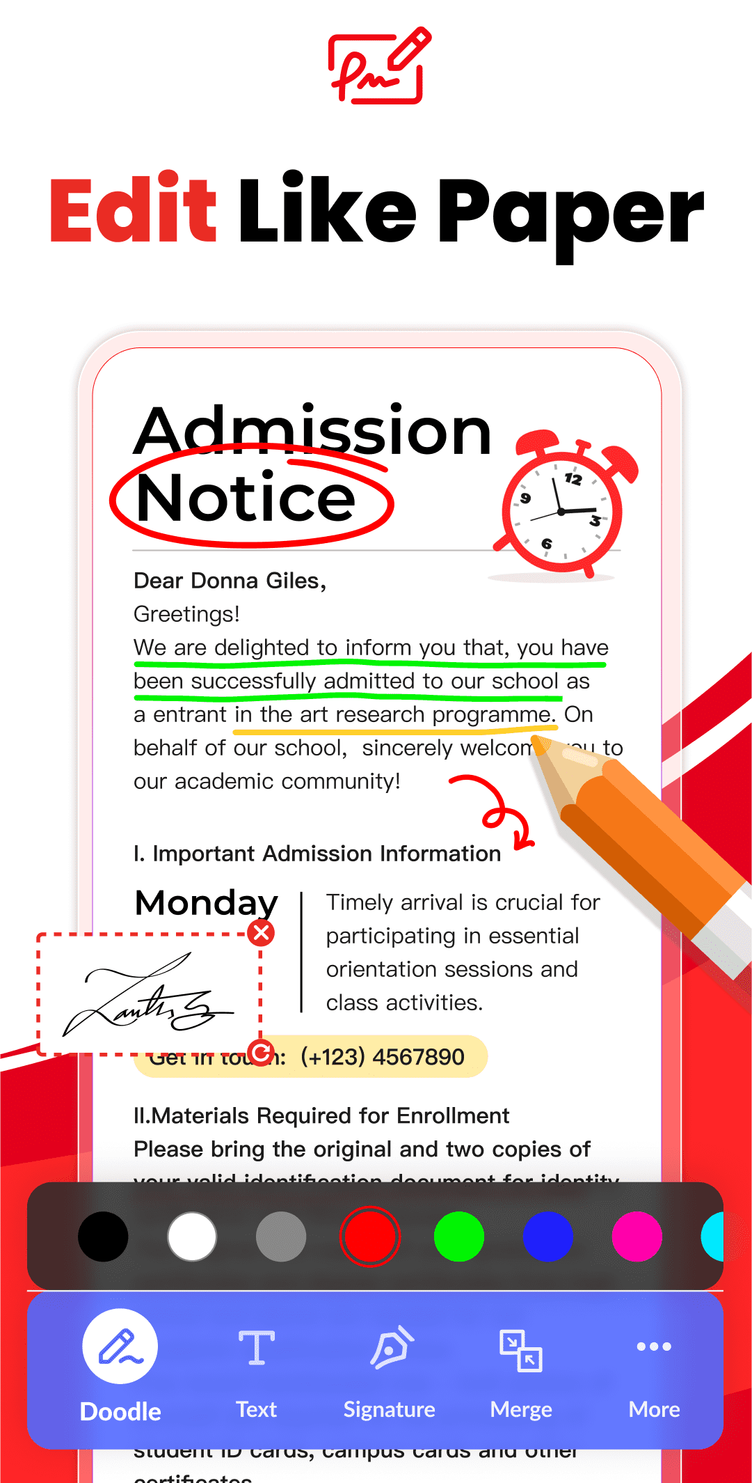 اسکرین شات 3 برنامه Image to PDF - PDF Maker
