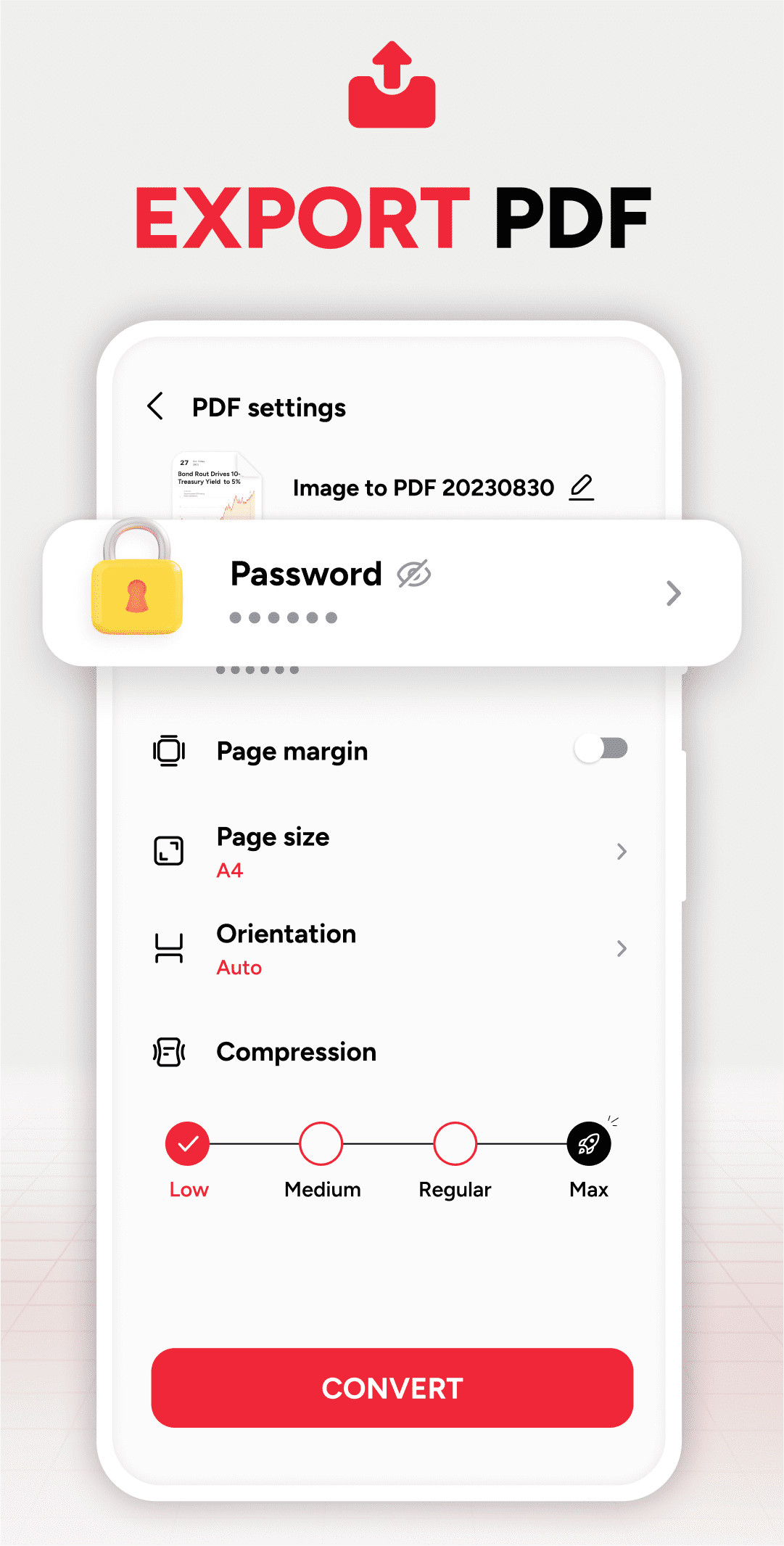 اسکرین شات 5 برنامه Image to PDF - PDF Reader