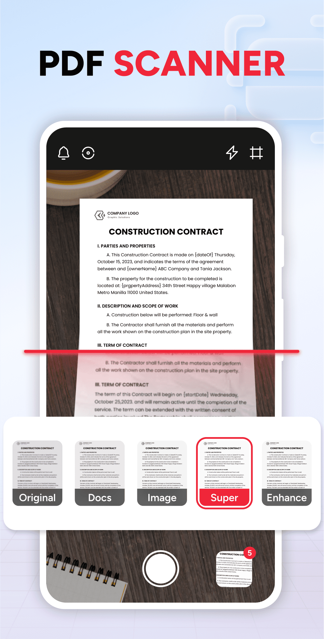 اسکرین شات 7 برنامه Image to PDF - PDF Reader