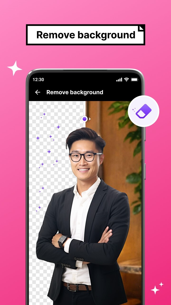 اسکرین شات 2 برنامه Re-Imagine : AI Photo Editor