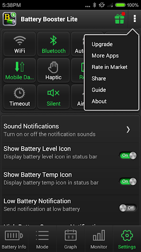 اسکرین شات 6 برنامه Battery Booster Lite