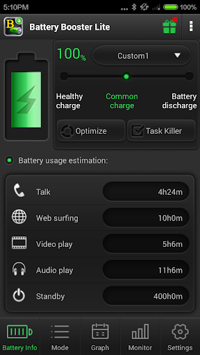 اسکرین شات 1 برنامه Battery Booster Lite