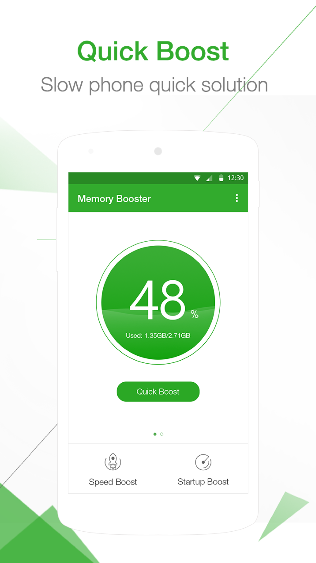 اسکرین شات 1 برنامه Memory Booster - Clean & Boost