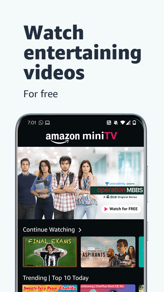 اسکرین شات 2 برنامه Amazon India Shop, Pay, miniTV