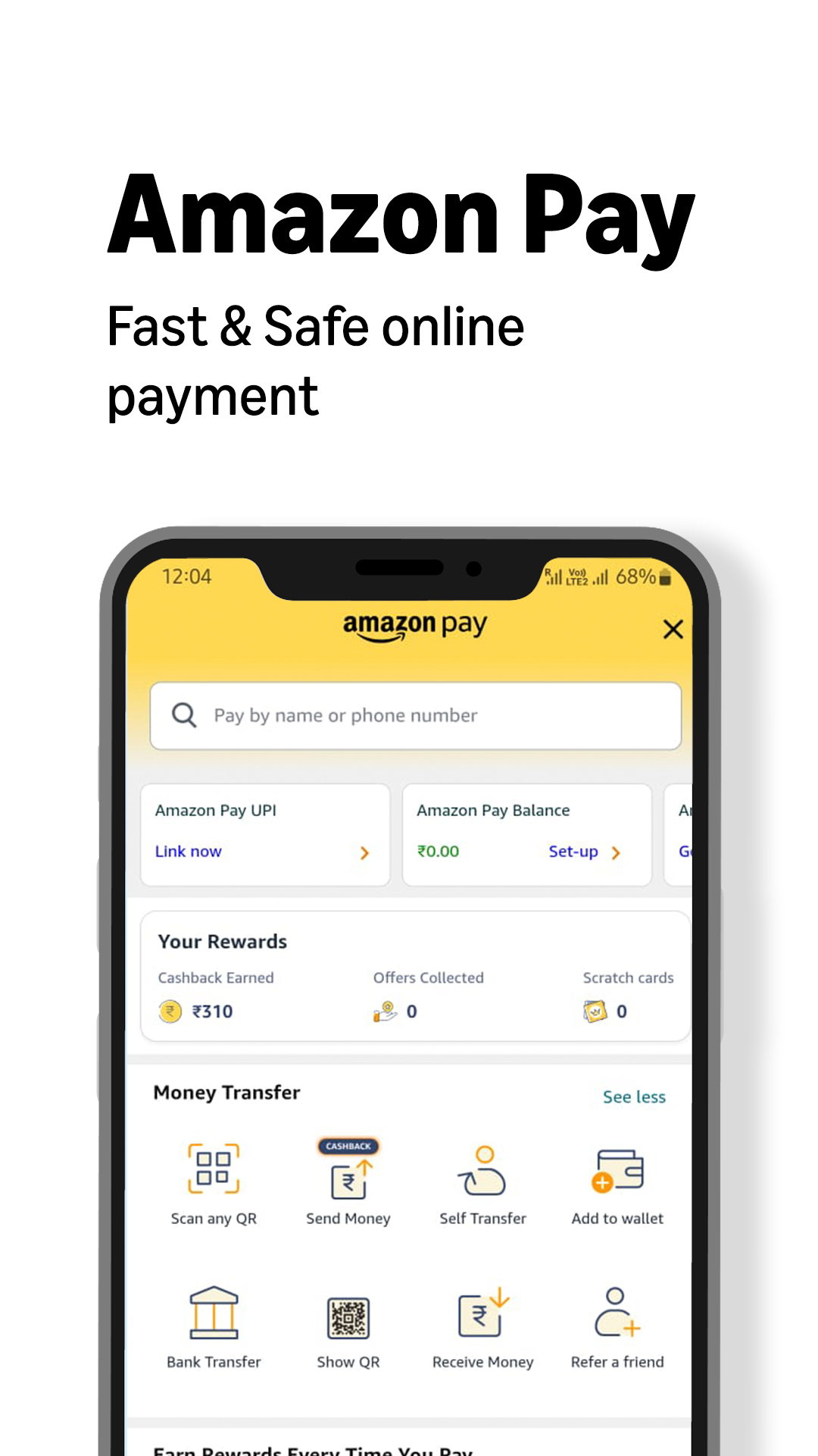 اسکرین شات 2 برنامه Amazon India Shop, Pay, miniTV
