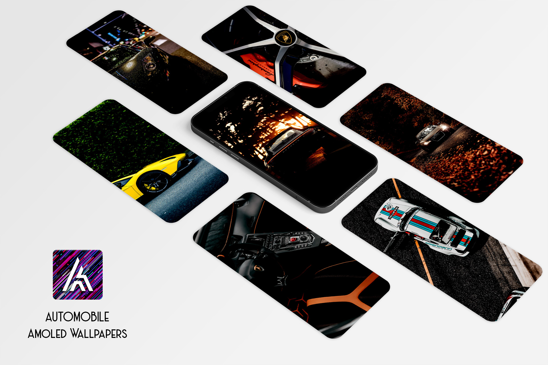 اسکرین شات 2 برنامه Amoled.in - Black Wallpapers