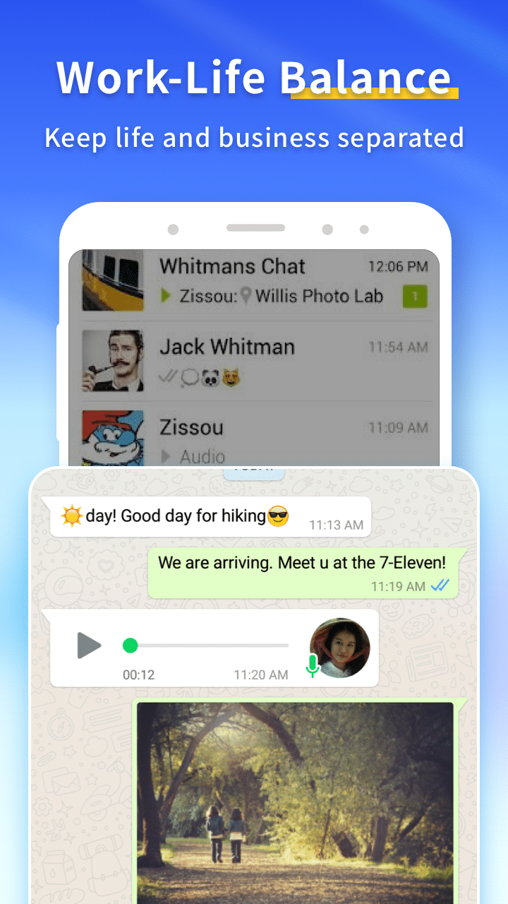 اسکرین شات 2 برنامه Parallel Space - app cloner