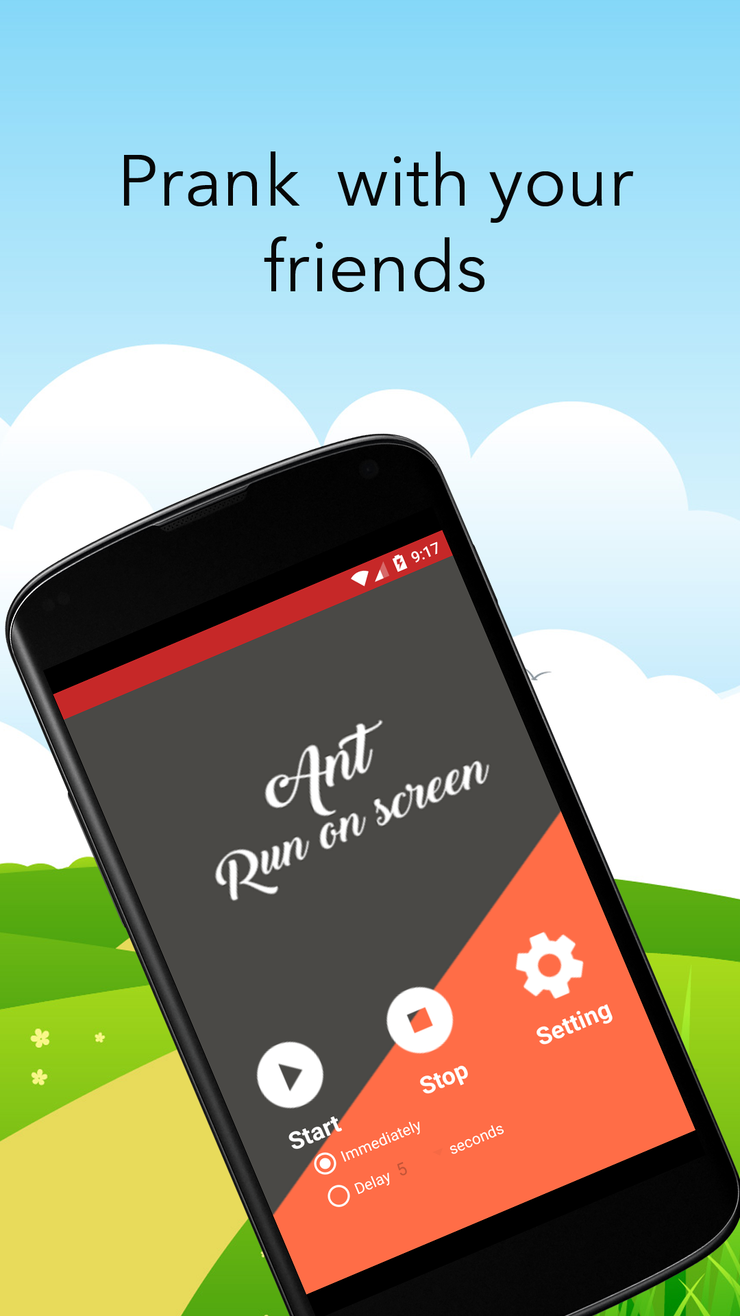اسکرین شات 2 برنامه Ant Run on Screen Prank
