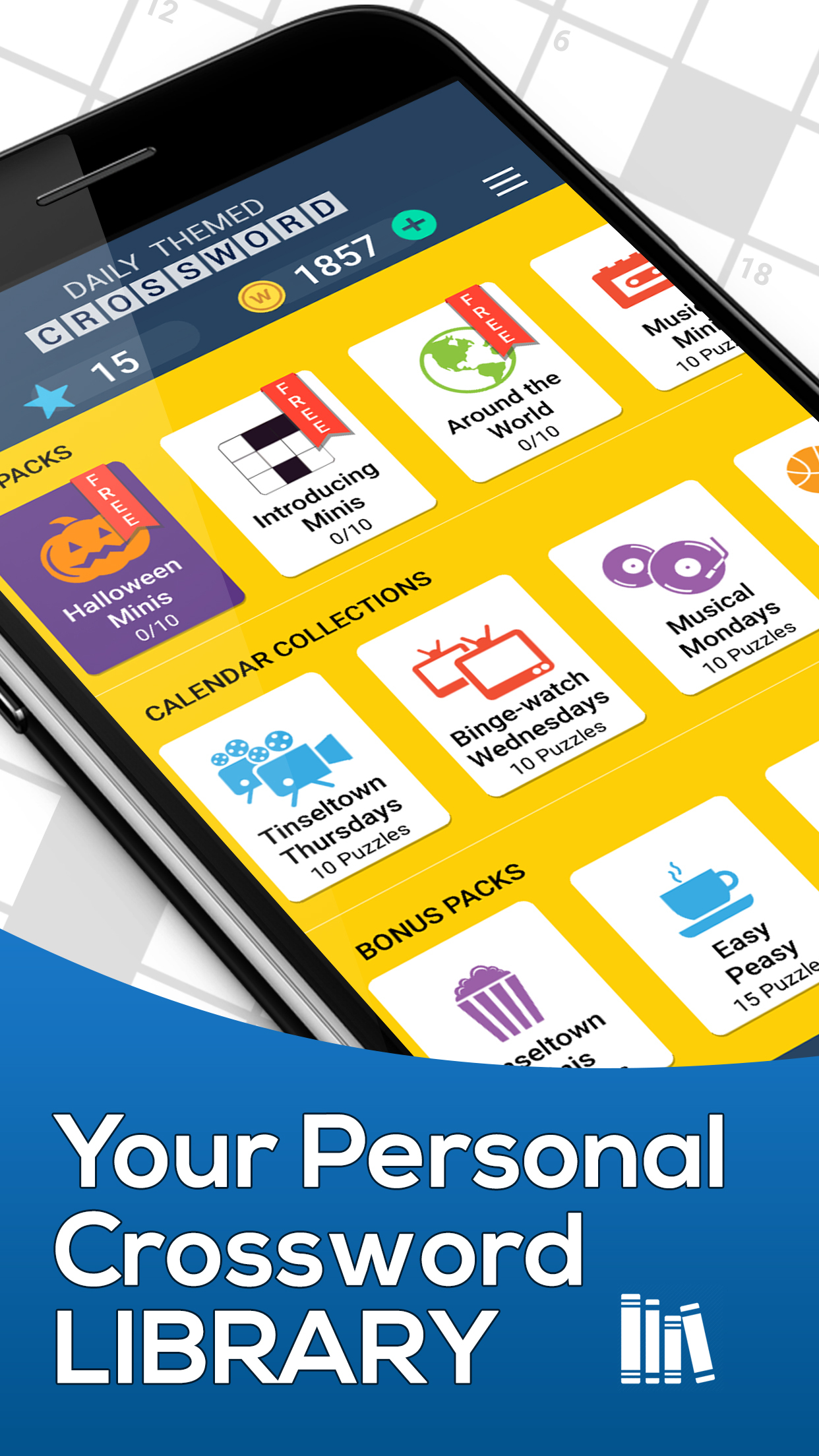 اسکرین شات 7 بازی Daily Themed Crossword Puzzles