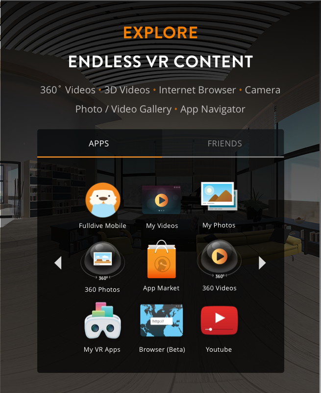 اسکرین شات 4 برنامه Fulldive VR - Virtual Reality