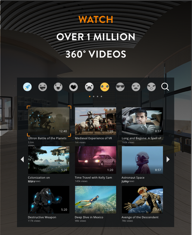 اسکرین شات 1 برنامه Fulldive VR - Virtual Reality