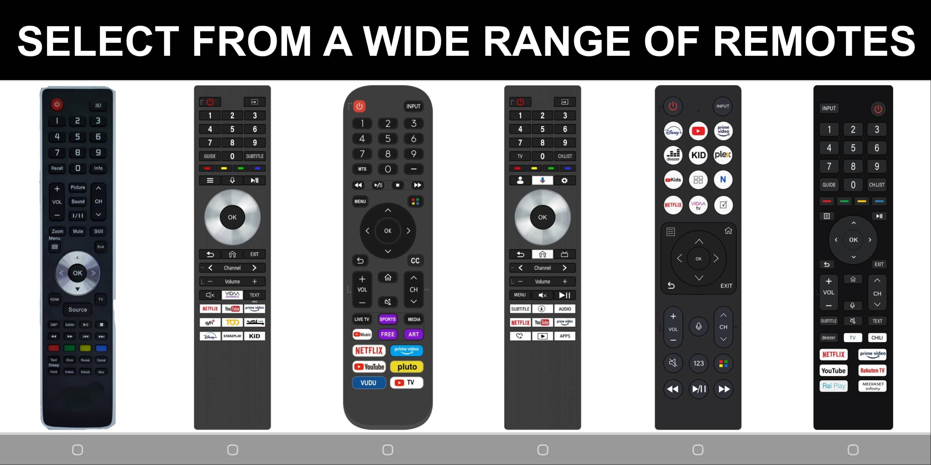 اسکرین شات 2 برنامه Hisense TV Remote