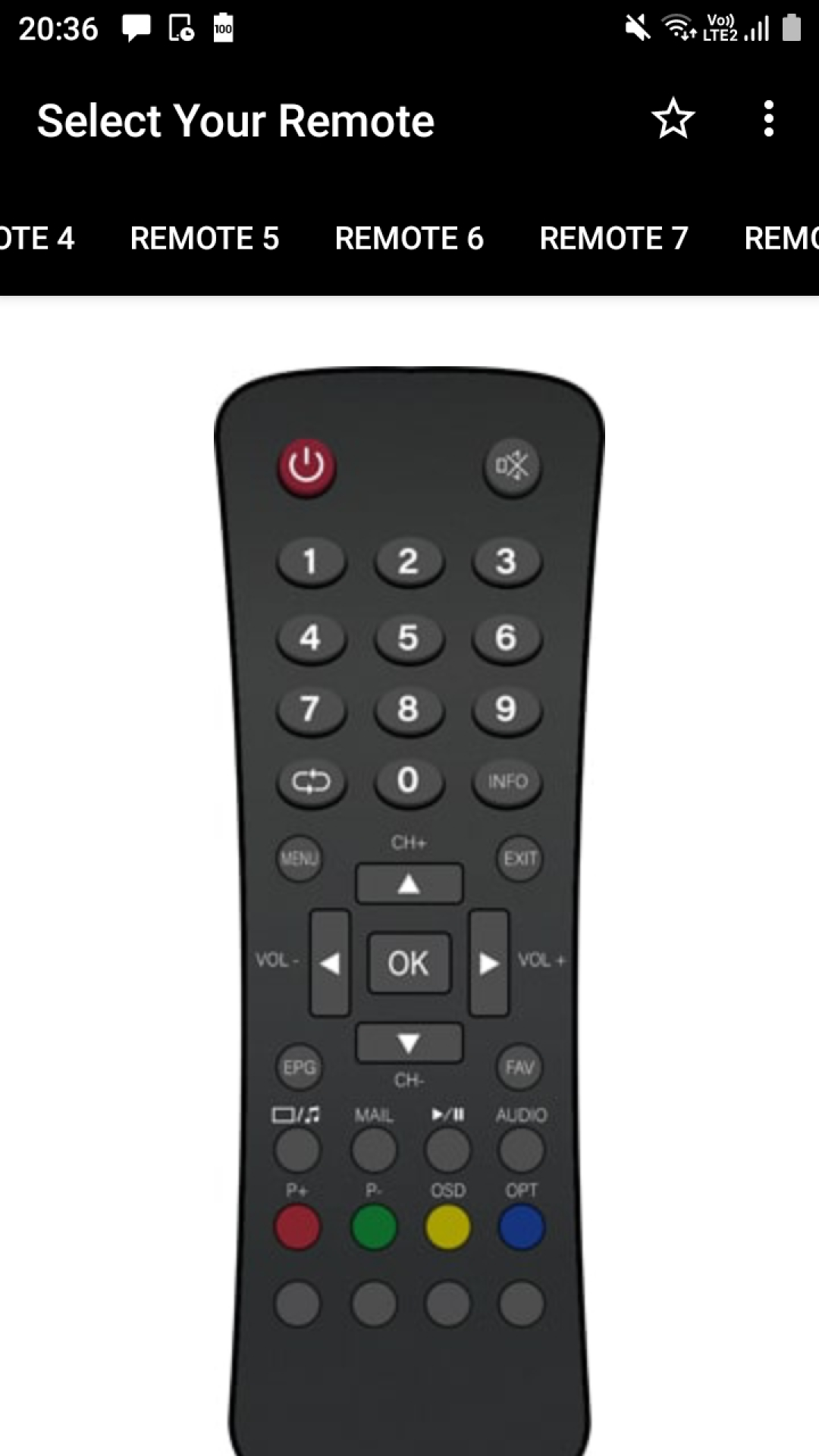 اسکرین شات 6 برنامه GTPL Remote Control Mobile App