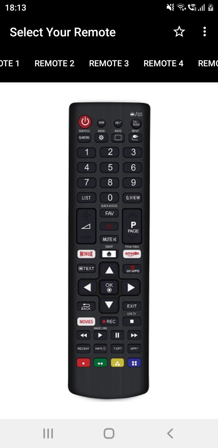 اسکرین شات 2 برنامه LG TV Remote