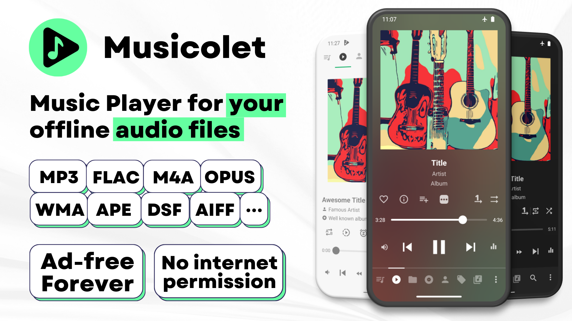 اسکرین شات 1 برنامه Musicolet Music Player