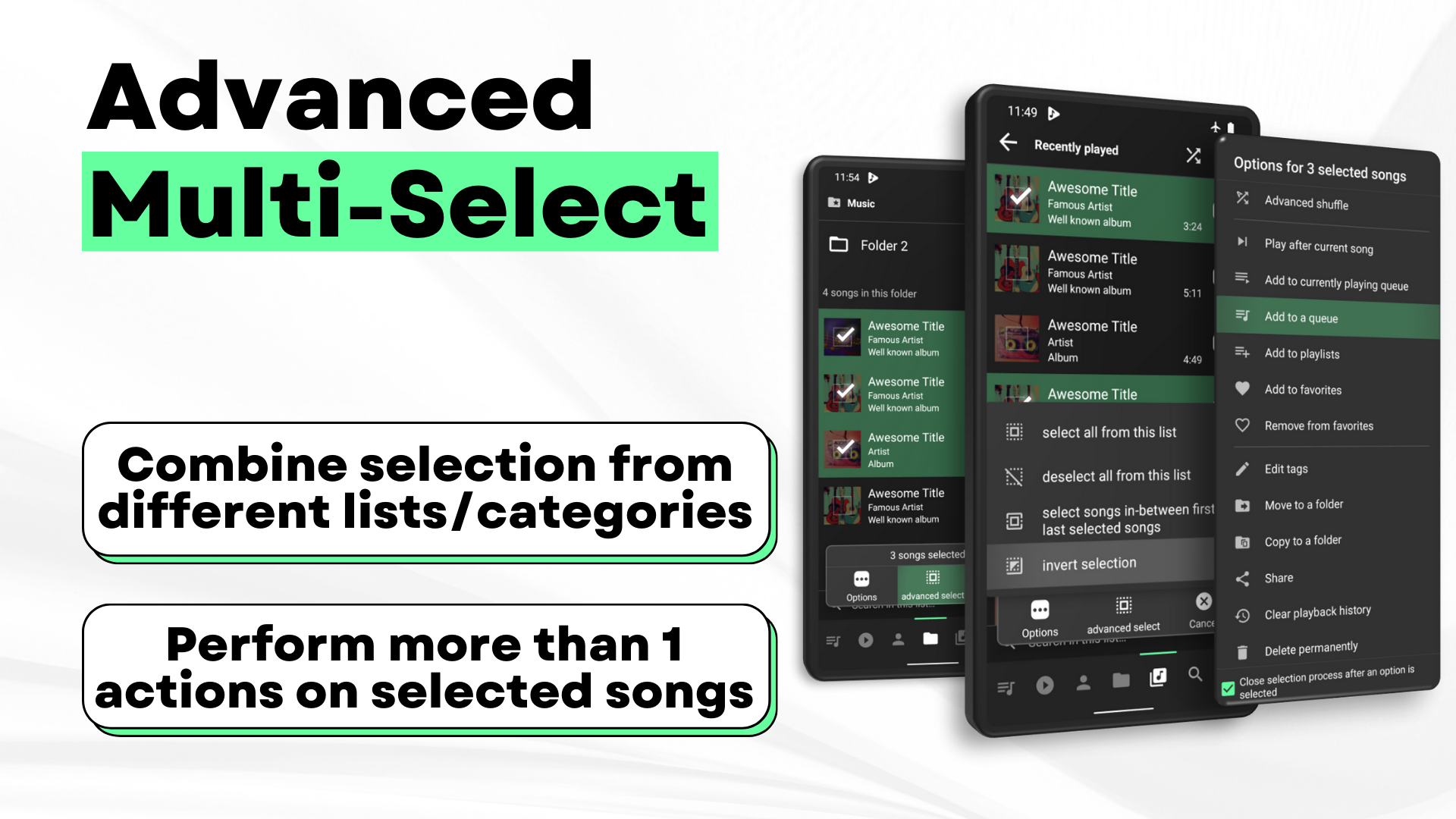 اسکرین شات 5 برنامه Musicolet Music Player