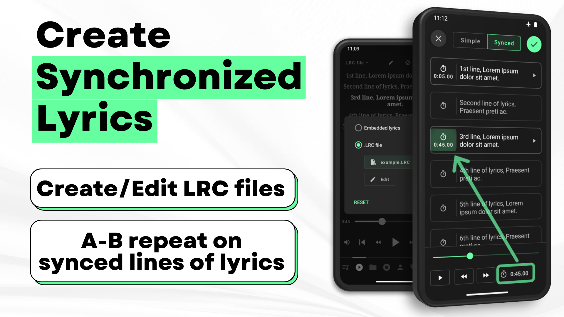 اسکرین شات 4 برنامه Musicolet Music Player
