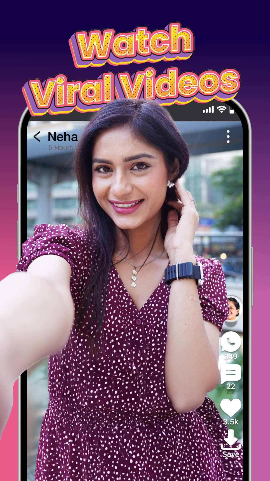 اسکرین شات 1 برنامه ShareChat Trends Videos & Live