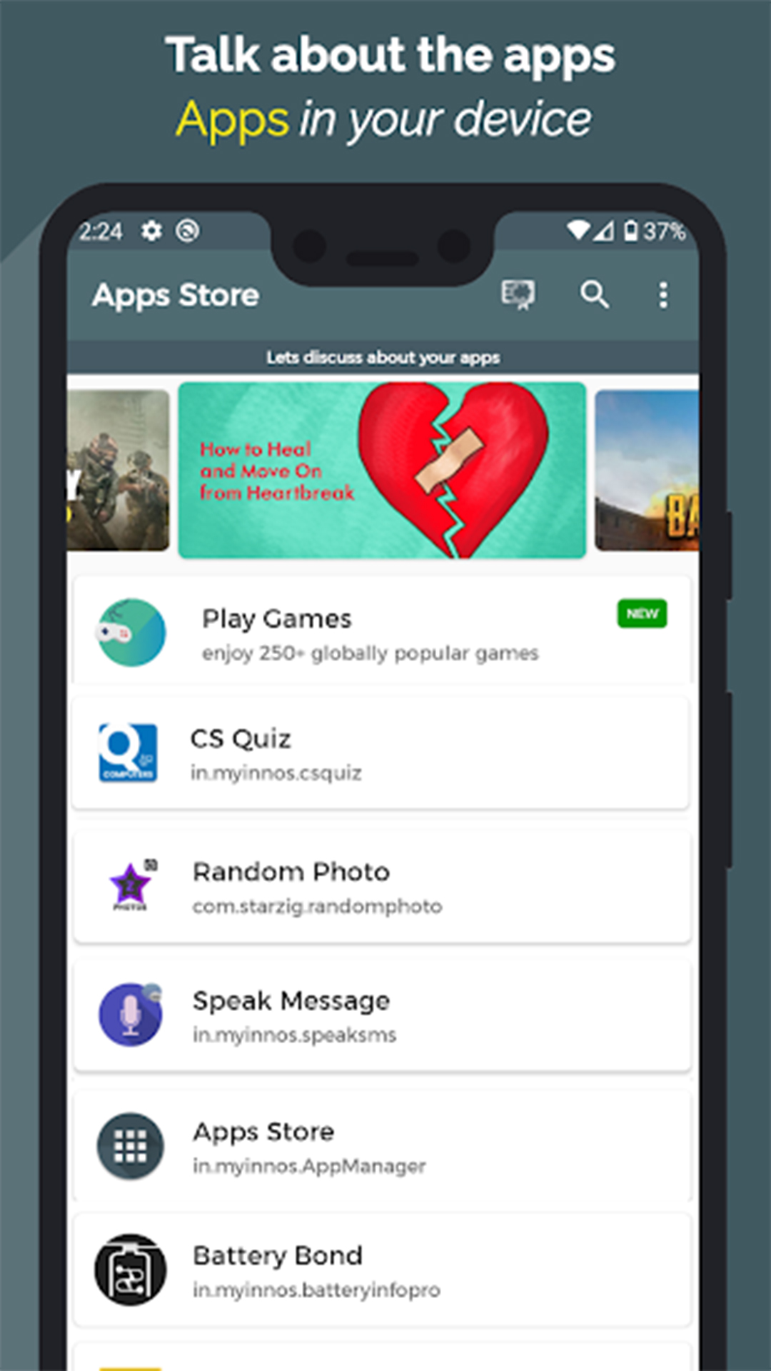 اسکرین شات 1 برنامه Apps Manager - Your Play Store