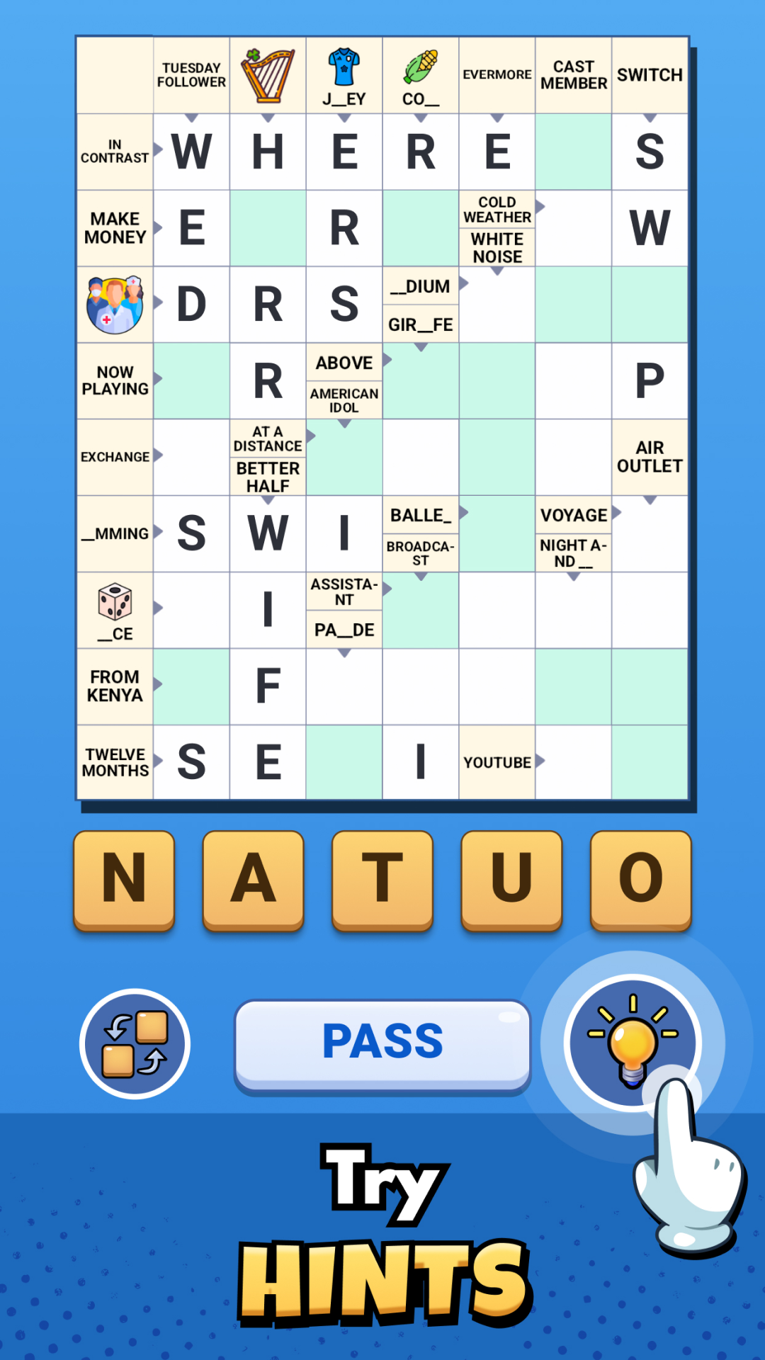 اسکرین شات 3 بازی Crossword Go!
