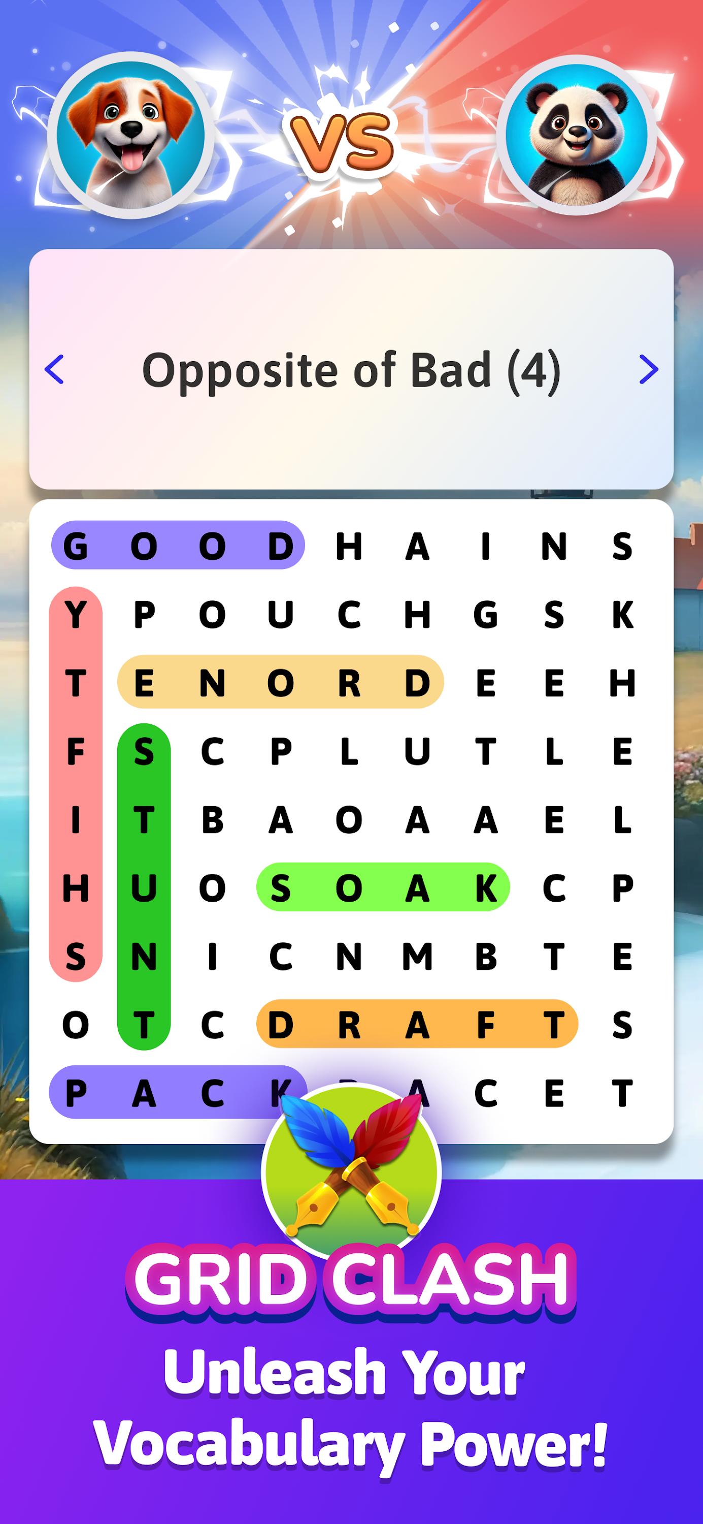 اسکرین شات 4 بازی Offline Crossword Search
