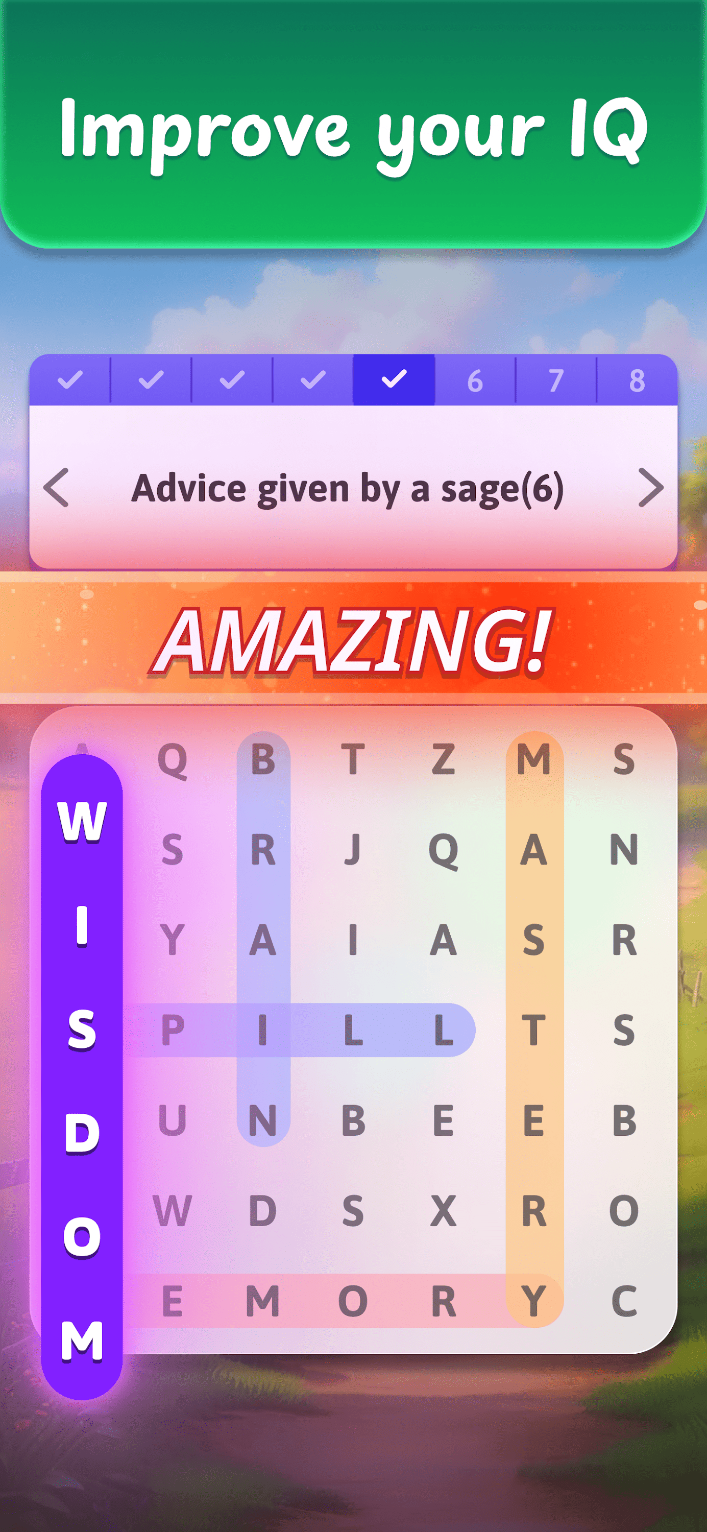 اسکرین شات 2 بازی Crossword Search: Word Puzzles