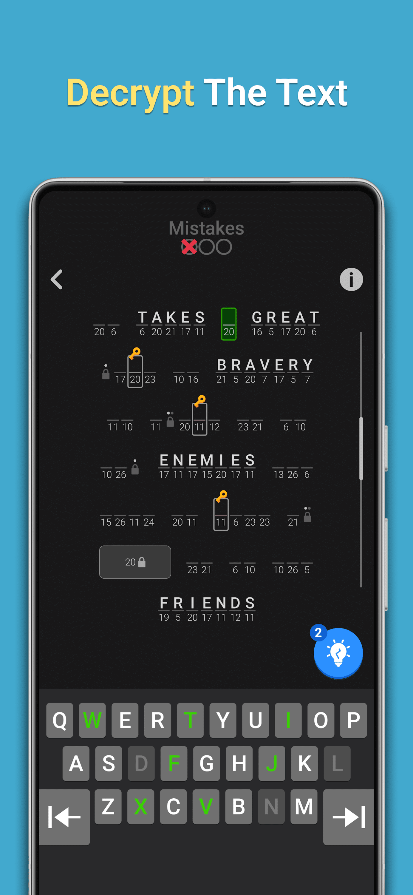 اسکرین شات 3 بازی PlaySimple Cryptogram