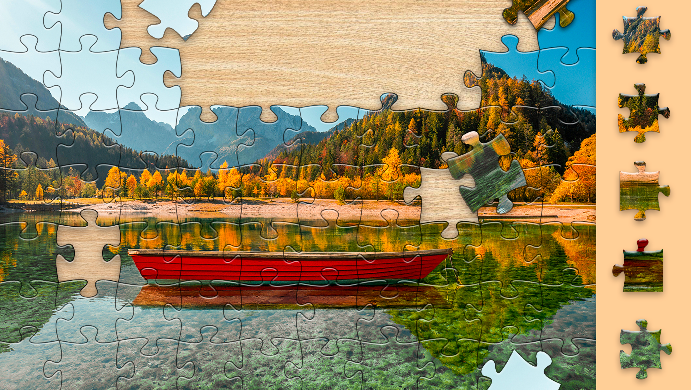 اسکرین شات 1 بازی Jigsaw Puzzle Explorer
