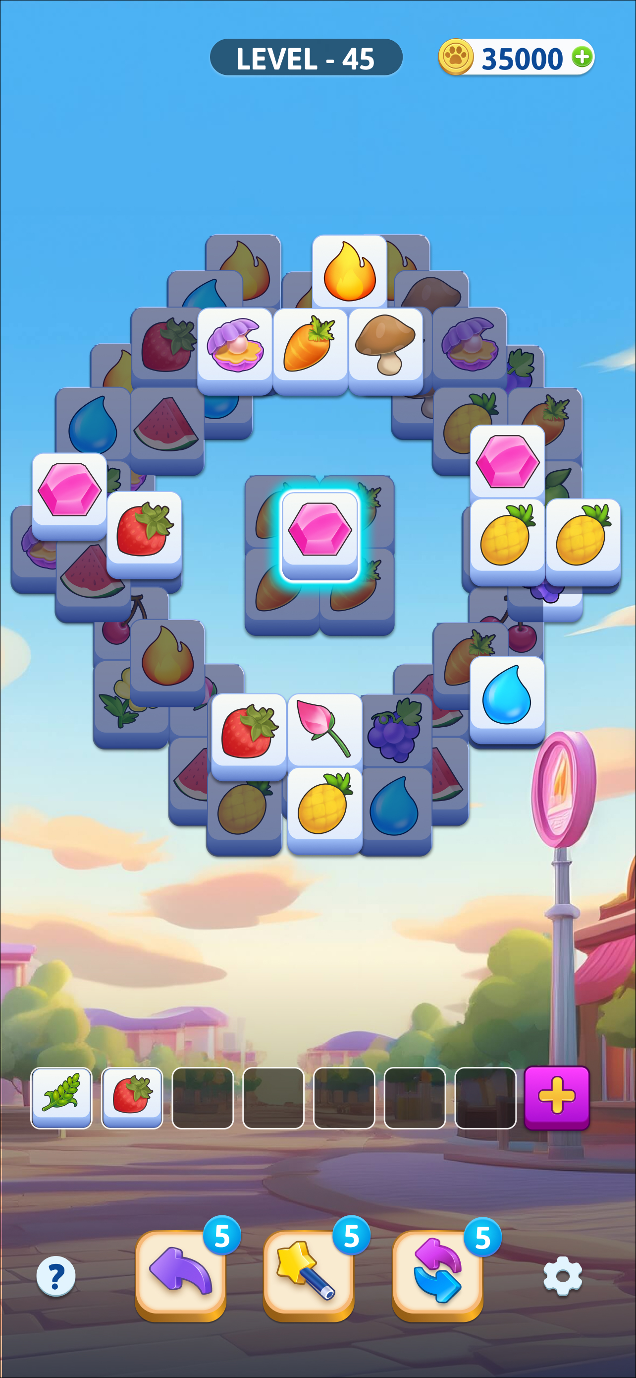 اسکرین شات 2 بازی Tile Match puzzle - Tiletopia