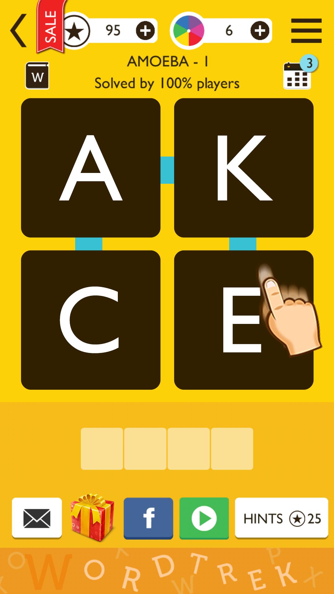 اسکرین شات 1 بازی Word Trek - Word Brain streak