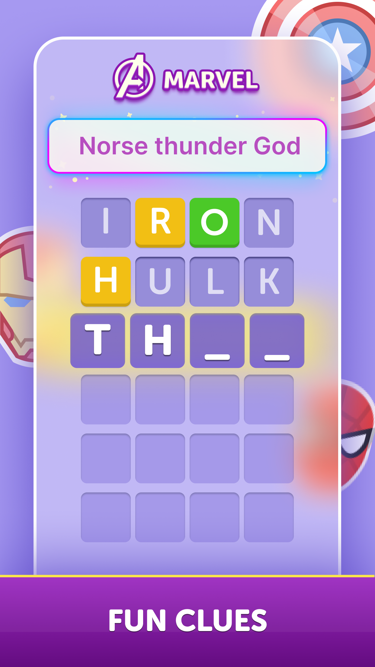 اسکرین شات 2 بازی Wordy - Daily Wordle Puzzle