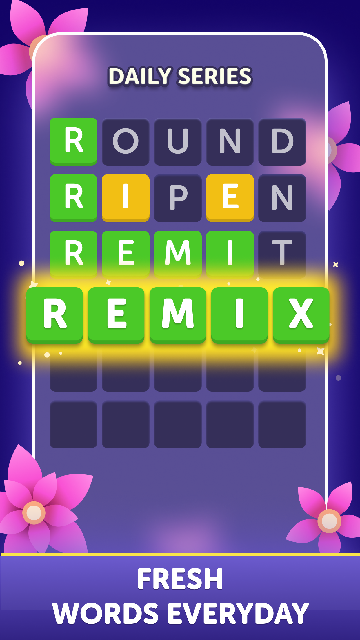 اسکرین شات 7 بازی Wordy - Daily Wordle Puzzle