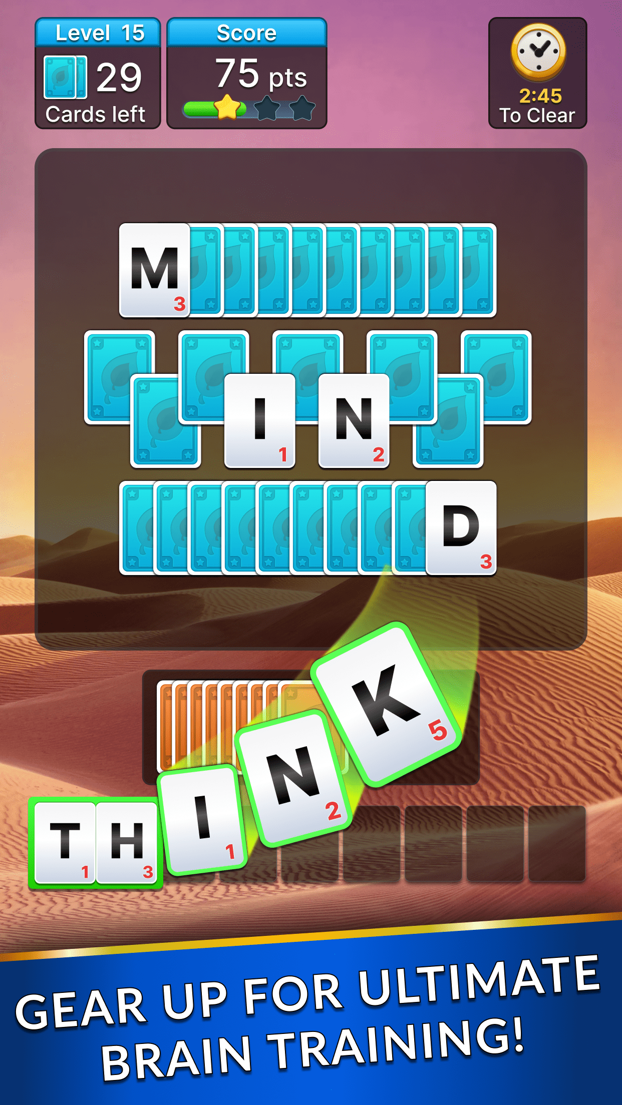 اسکرین شات 3 بازی Word Search Solitaire